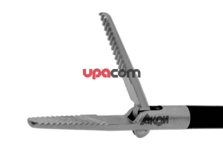 Зажим с удлинёнными губками, однобраншевый 2404.1СБ