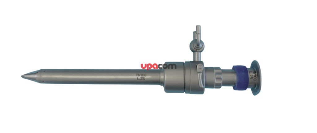 Троакар лапароскопический c краном, диаметр 11 мм, длина 100 мм